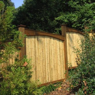 natural bamboo fencing