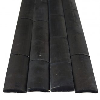 black bamboo slats