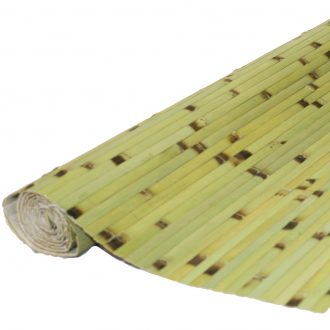 dark green bamboo paneling