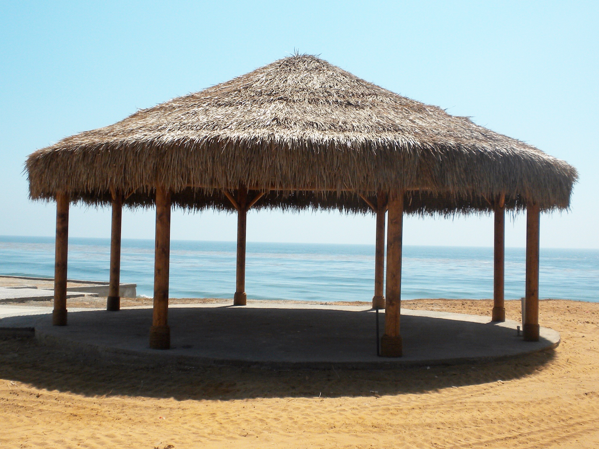 Backyard X-Scapes Mexican Palm Thatch Umbrella Cover 9