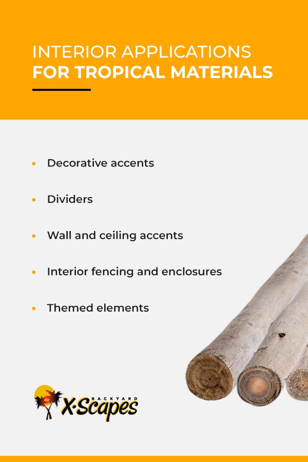 Interior Applications for Tropical Materials
